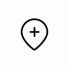 location add icon sign vector