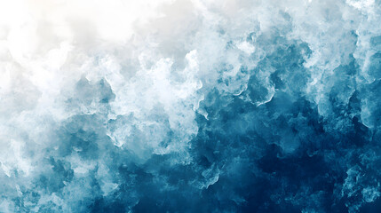 Fototapeta premium Dark, cloudy textures swirling in deep blue and black shades.