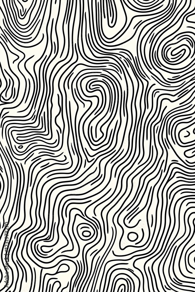 Aufkleber abstract swirling lines pattern, design element for website or print