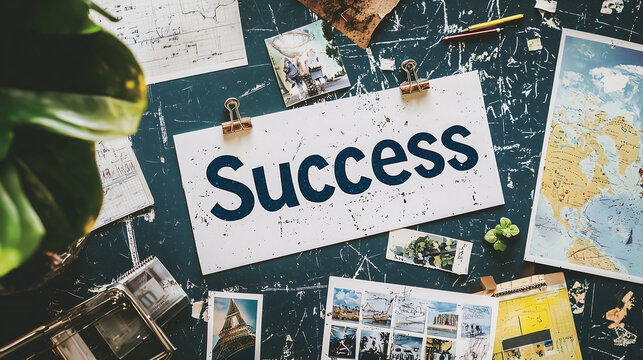 Success Journey Plans, Photos, Maps, and Aspirations Achieved