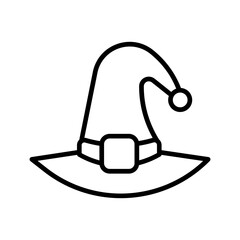 Witch Hat Vector Icon