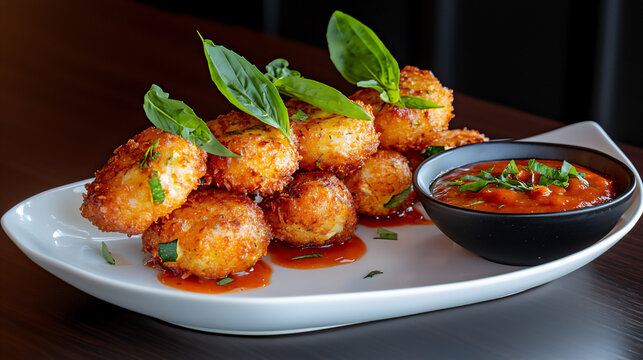  frittelle di zucchine plate