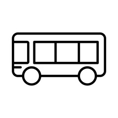 School Bus Vector Icon