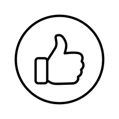 Thumbs Up Vector Icon