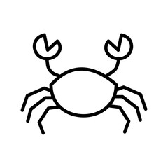 Crab Vector Icon