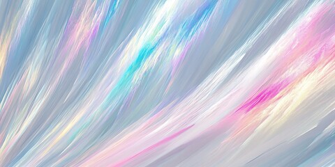 Obraz premium Pastel rainbow streaks, abstract art, digital design, website background