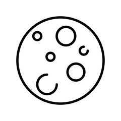 Full Moon Vector Icon