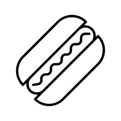 Hot Dog Vector Icon