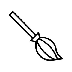 Witches Broom Vector Icon