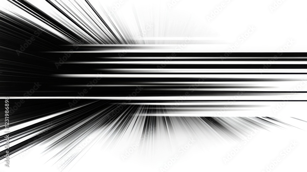 Poster dynamic abstract design showcasing speed and movement with flowing lines in 4k resolution