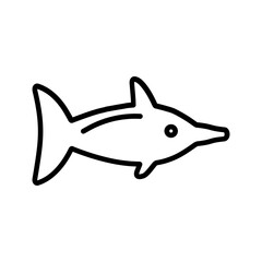 Swordfish Vector Icon