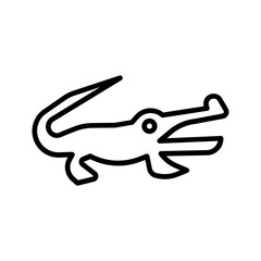Alligator Vector Icon