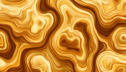 Golden abstract marble texture background, swirling patterns, design element for luxury branding