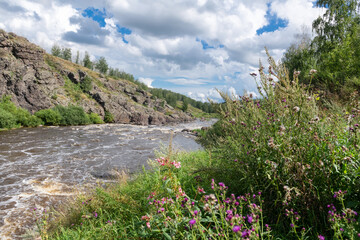 Howler Threshold on the Iset River, Kamensky city district, Sverdlovsk region