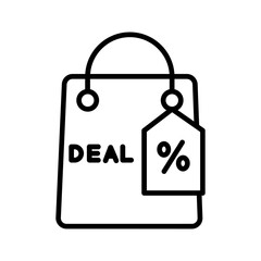 Deals and Steals Vector Icon