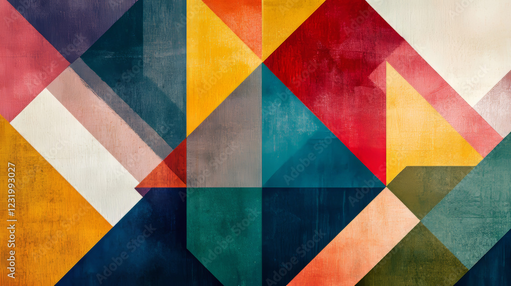 Poster abstract vector squares background. the template is ready to accommodate your text