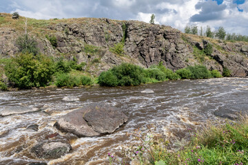 Howler Threshold on the Iset River, Kamensky city district, Sverdlovsk region