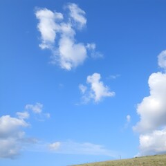 Obraz premium blue sky and clouds