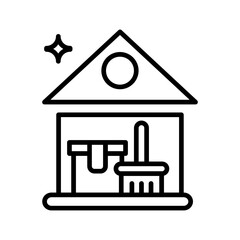 Spring Cleaning Vector Icon