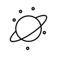 Planetary Rings Vector Icon © Muhammad