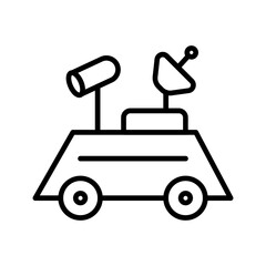 Lunar Rover Vector Icon