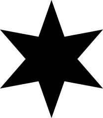 Fototapeta premium Star shape icon