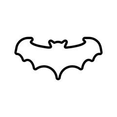 Halloween Bat Vector Icon