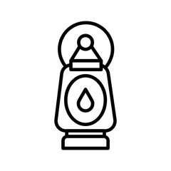 Halloween Lantern Vector Icon