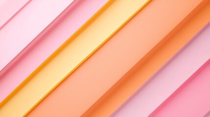 Fototapeta premium Bold diagonal stripes in gradient colors create a vibrant and dynamic background for various creative projects. Generative AI