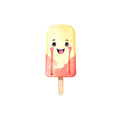 ice cream isolated on white