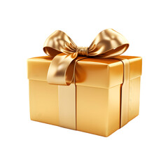 Professional Photography Image of Ultra-Realistic Gold-Colored Gift Box With A Matc  3 - Ultra-Realistic Representation for E-Commerce, Marketin - High-Quality Ultra-Realistic Repr