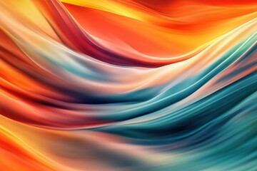 Obraz premium Abstract swirling color waves, digital art, vibrant background, website design