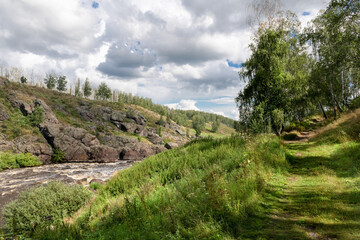 Howler Threshold on the Iset River, Kamensky city district, Sverdlovsk region