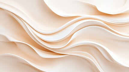 Stunning abstract line art patterns in white over a textured beige surface with ample copy space for creative design. Generative AI