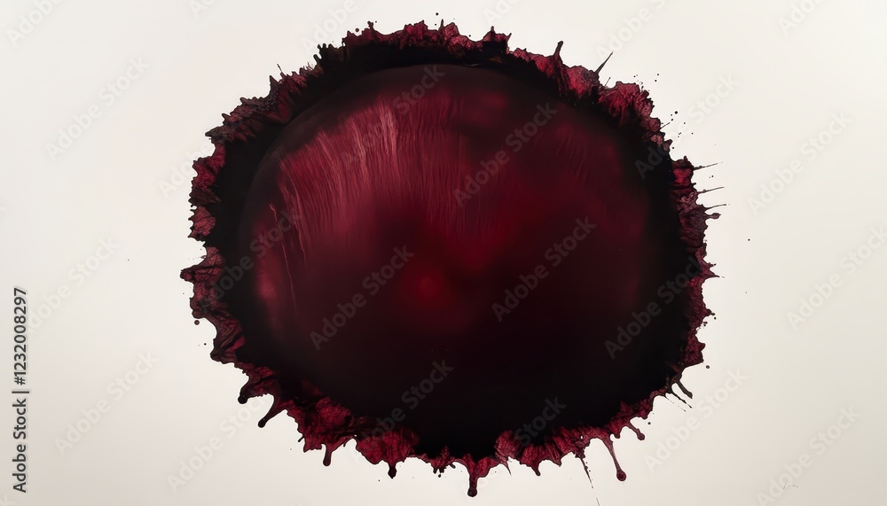 Poster abstract red sphere texture background