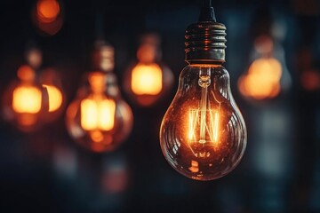 Light Bulbs Ceiling Hanging