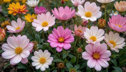 fSpring Flower Blooms with Fresh Petals, Vibrant Colors, and Seasonal Growth – Ideal for Spring Campaigns, Gardening Projects, and Nature Photography