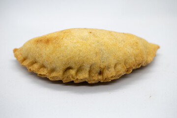 curry puff pastry isolated on white background