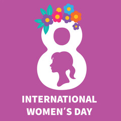 A celebratory graphic for International Women's Day