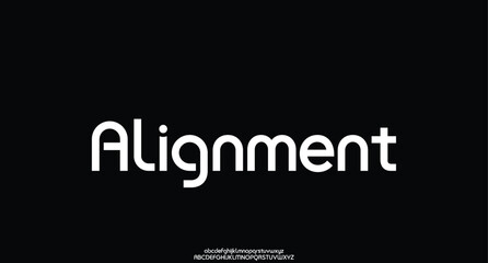 Sports minimal tech font letter set. Luxury vector typeface for company. Modern gaming fonts logo design 
