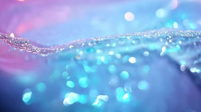 A subtle glitter effect shimmering over smooth, flowing gradients, creating a mesmerizing visual. This footage is ideal for backgrounds, luxury branding, digital art, or mood-enhancing visuals.

