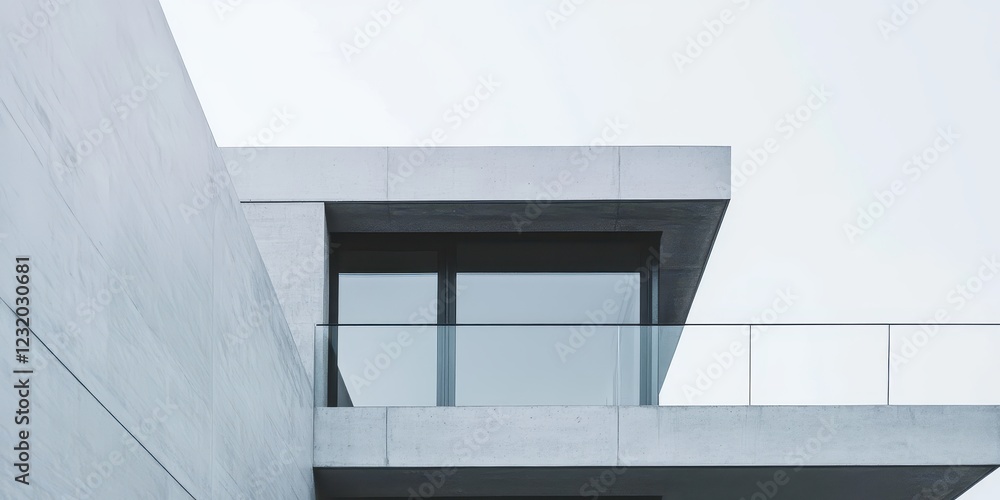 Poster modern architectural design featuring clean lines and minimalistic elements.