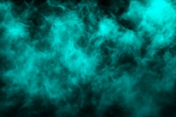 Intricate green smoke backdrop with detailed textures and abstract patterns