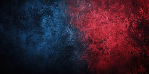Obraz premium Red and Blue Wall