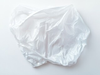 White Plastic Bag on White Surface