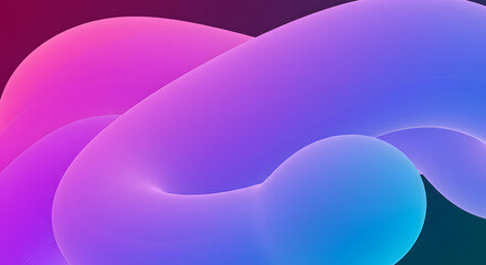 Abstract Colorful 3D Illustration &ndash; Vibrant Wallpaper Design