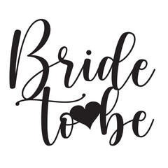 Bride to be heart sign design cake topper