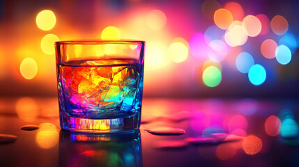 Rainbow holographic refraction prism light overlay on transparent background. Crystal glass flare texture with neon hologram glow. Optical blurred abstract iridescent dreamy gradient diffraction