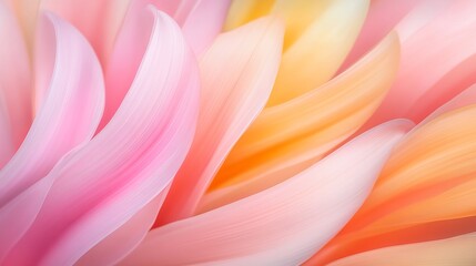 Vivid abstract brushstroke patterns in pink and orange create a vibrant artistic expression with ample copy space. Generative AI
