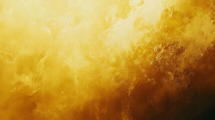 Golden fog softly blending into the background, creating a dreamy and calm scene.